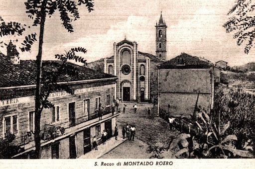 cartolina epoca san rocco montaldo roero langhe